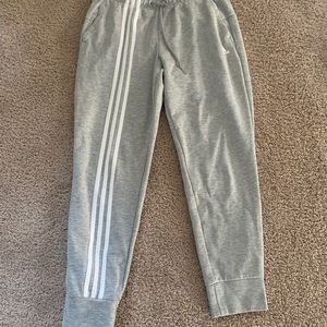 Grey adidas sweatpants